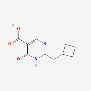 2-(Cyclobutylmethyl)-6-oxo-1,6-dihydropyrimidine-5-carboxylic acid