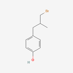 4-(3-Bromo-2-methylpropyl)phenol