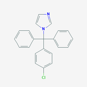 molecular formula C22H17ClN2 B132045 1-[(4-氯苯基)二苯甲基]-1H-咪唑 CAS No. 23593-71-7