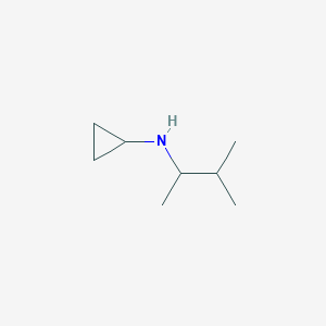 molecular formula C8H17N B1320451 N-(3-甲基丁-2-基)环丙胺 CAS No. 926204-43-5