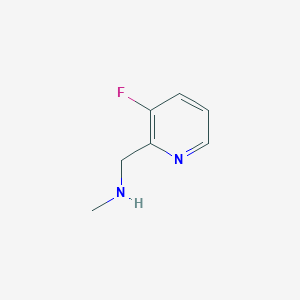 molecular formula C7H9FN2 B1320471 1-(3-氟吡啶-2-基)-N-甲基甲胺 CAS No. 884507-13-5