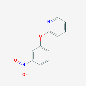 molecular formula C11H8N2O3 B1320489 2-(3-硝基苯氧基)吡啶 CAS No. 28355-48-8