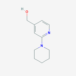 B1320490 (2-Piperidinopyrid-4-yl)methanol CAS No. 888070-04-0