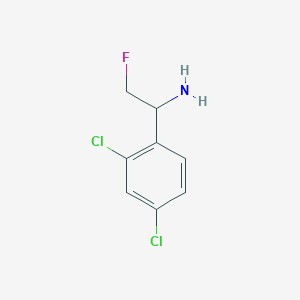 1-(2,4-Dichlorophenyl)-2-fluoroethan-1-amine