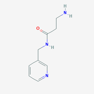 3-amino-N-(pyridin-3-ylmethyl)propanamide