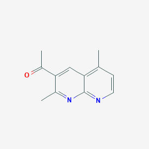 1-(2,5-Dimethyl-1,8-naphthyridin-3-yl)ethan-1-one