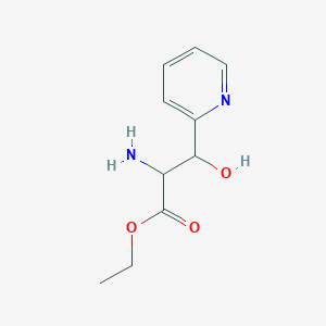 Ethyl 2-amino-3-hydroxy-3-(pyridin-2-yl)propanoate