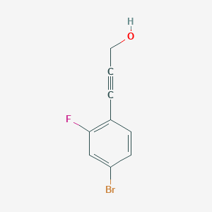 3-(4-Bromo-2-fluorophenyl)prop-2-yn-1-ol