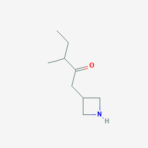 1-(Azetidin-3-yl)-3-methylpentan-2-one