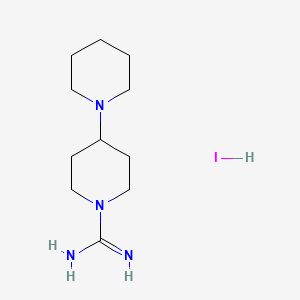 B1320505 1,4'-Bipiperidine-1'-carboximidamide hydroiodide CAS No. 849776-34-7