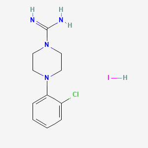 molecular formula C11H16ClIN4 B1320507 4-(2-氯苯基)哌嗪-1-甲酰胺氢碘酸盐 CAS No. 852228-16-1