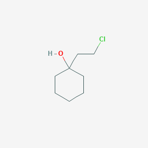 1-(2-Chloroethyl)cyclohexan-1-ol