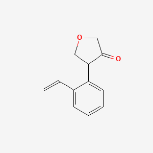 4-(2-Ethenylphenyl)oxolan-3-one