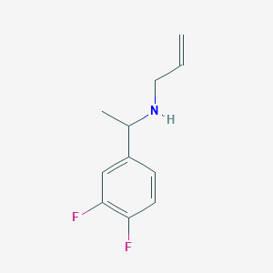 [1-(3,4-Difluorophenyl)ethyl](prop-2-EN-1-YL)amine