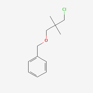 [(3-Chloro-2,2-dimethylpropoxy)methyl]benzene