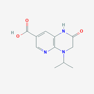 2-Oxo-4-propan-2-yl-1,3-dihydropyrido[2,3-b]pyrazine-7-carboxylic acid