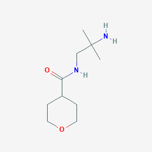 N-(2-amino-2-methylpropyl)oxane-4-carboxamide