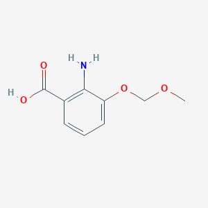 B132057 2-Amino-3-(methoxymethoxy)benzoic acid CAS No. 145182-73-6