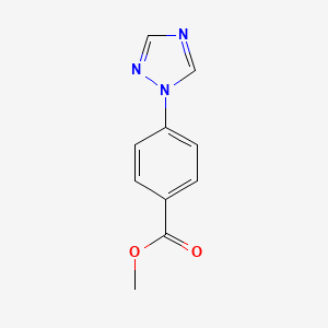 molecular formula C10H9N3O2 B1320577 Methyl 4-(1H-1,2,4-triazol-1-yl)benzoate CAS No. 58419-67-3