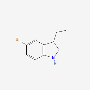 5-Bromo-3-ethyl-2,3-dihydro-1H-indole