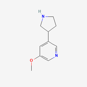 3-Methoxy-5-(pyrrolidin-3-yl)pyridine