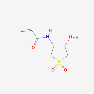 N-(4-Hydroxy-1,1-dioxo-1lambda6-thiolan-3-yl)prop-2-enamide