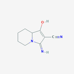 3-Amino-1-oxo-1,5,6,7,8,8a-hexahydroindolizine-2-carbonitrile