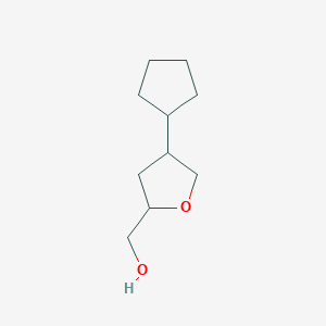 (4-Cyclopentyloxolan-2-yl)methanol