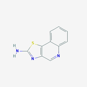 B132059 Thiazolo[4,5-c]quinolin-2-amine CAS No. 143667-61-2