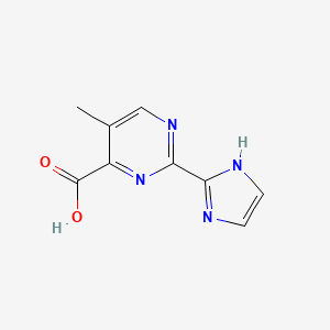 2-(1H-Imidazol-2-yl)-5-methylpyrimidine-4-carboxylic acid