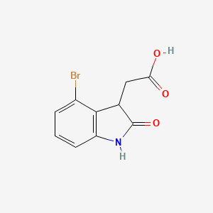 2-(4-Bromo-2-oxoindolin-3-yl)acetic acid