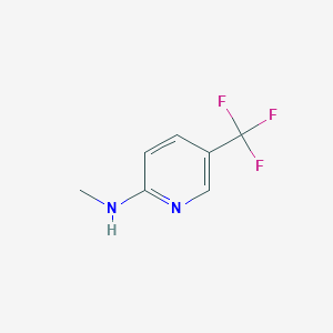 molecular formula C7H7F3N2 B1320609 N-Methyl-5-(trifluoromethyl)pyridin-2-amine CAS No. 937602-15-8