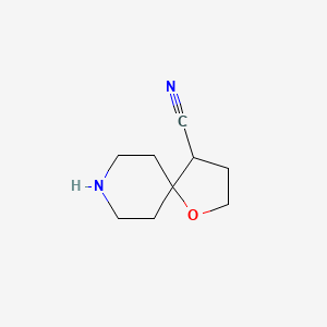 1-Oxa-8-azaspiro[4.5]decane-4-carbonitrile