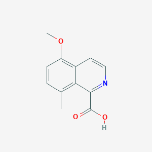 5-Methoxy-8-methylisoquinoline-1-carboxylic acid