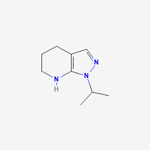 1-(Propan-2-yl)-1H,4H,5H,6H,7H-pyrazolo[3,4-b]pyridine