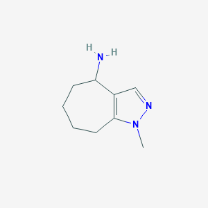 1-Methyl-1H,4H,5H,6H,7H,8H-cyclohepta[c]pyrazol-4-amine