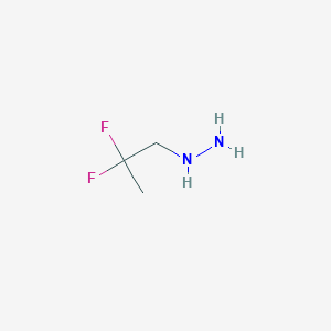 (2,2-Difluoropropyl)hydrazine