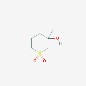 3-Hydroxy-3-methyl-1lambda6-thiane-1,1-dione