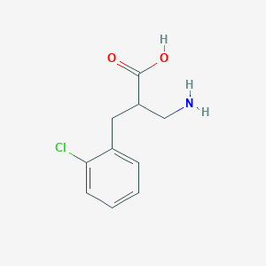 3-Amino-2-[(2-chlorophenyl)methyl]propanoic acid