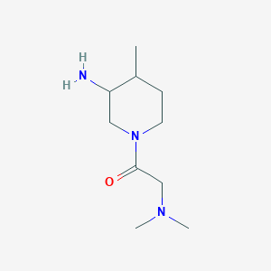 1-(3-Amino-4-methylpiperidin-1-YL)-2-(dimethylamino)ethan-1-one