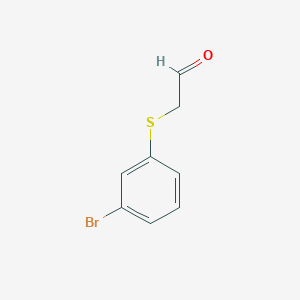 2-[(3-Bromophenyl)sulfanyl]acetaldehyde