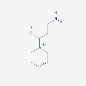 3-Amino-1-(cyclohex-3-en-1-yl)propan-1-ol