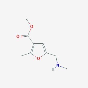 Methyl 2-methyl-5-[(methylamino)methyl]furan-3-carboxylate