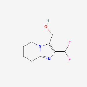 [2-(Difluoromethyl)-5H,6H,7H,8H-imidazo[1,2-a]pyridin-3-yl]methanol