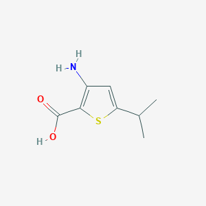 3-Amino-5-(propan-2-yl)thiophene-2-carboxylic acid