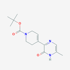 tert-Butyl 4-(5-methyl-3-oxo-3,4-dihydropyrazin-2-yl)-1,2,3,6-tetrahydropyridine-1-carboxylate