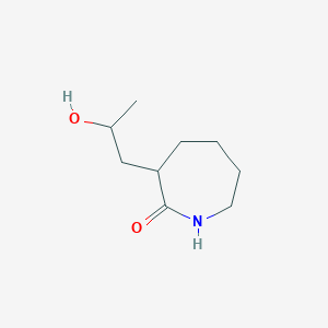 3-(2-Hydroxypropyl)azepan-2-one