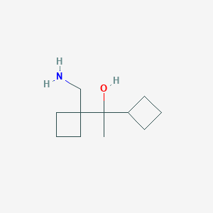 1-[1-(Aminomethyl)cyclobutyl]-1-cyclobutylethan-1-ol