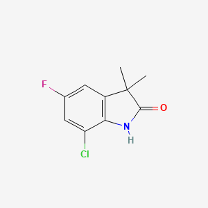 7-Chloro-5-fluoro-3,3-dimethyl-2,3-dihydro-1H-indol-2-one