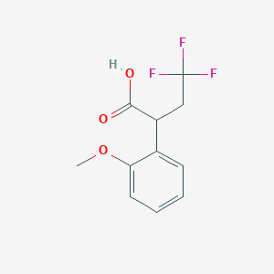 4,4,4-Trifluoro-2-(2-methoxyphenyl)butanoic acid